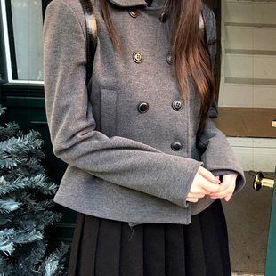 已出货 型西服外套 氛围感日系jk学院感显瘦纽扣设计好版