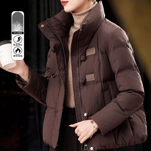 短款羽绒棉服女冬季2025新款爆款高级感时尚休闲百搭妈妈棉服外套