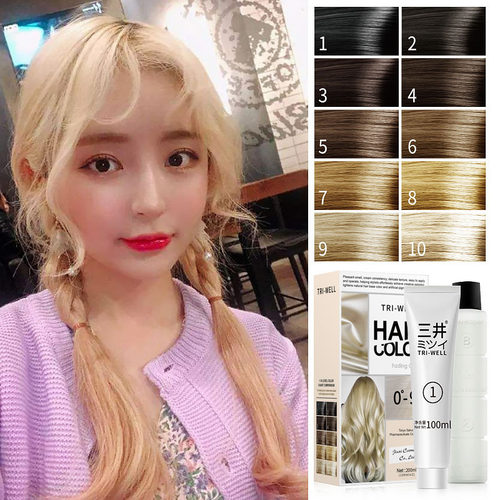 褪色剂Mitsui Bleaching Cream Platinum Hair Dye Lightener