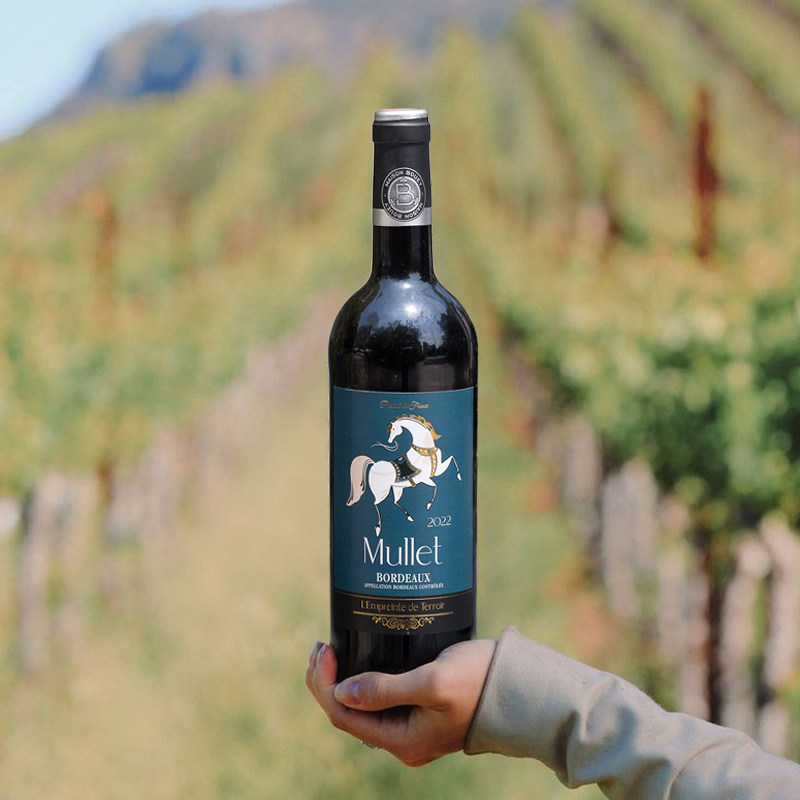 法国波尔多AOC红酒 原瓶原装官方正品进口 赤霞珠干红葡萄酒礼盒