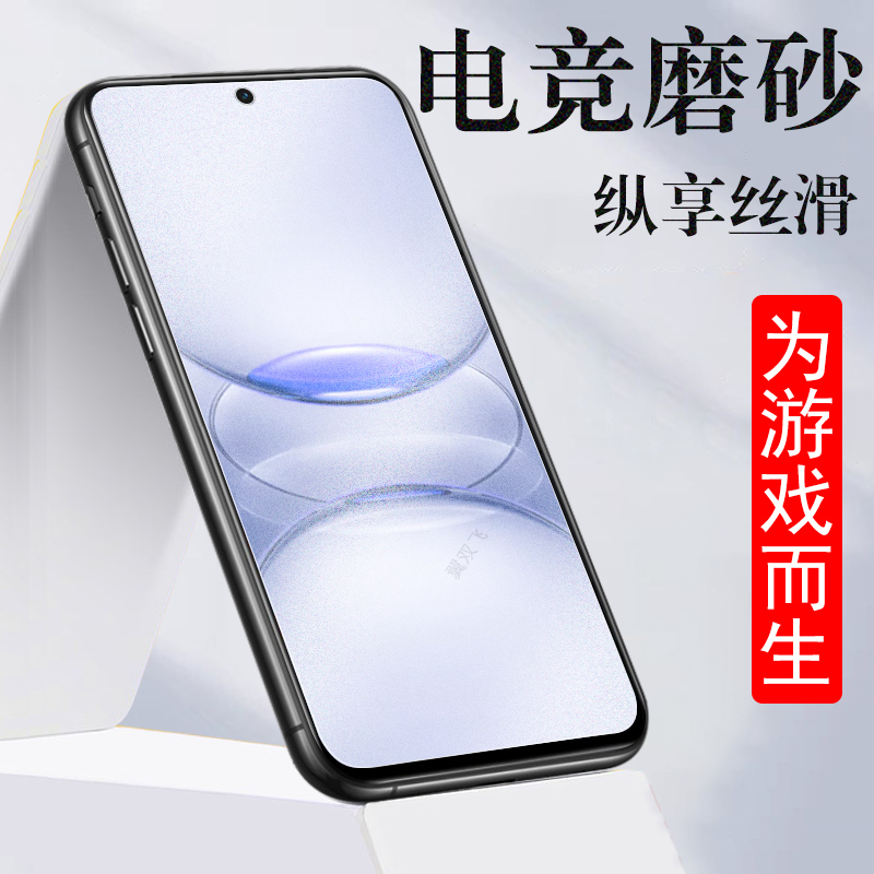 适用真我c75/c75x磨砂钢化膜