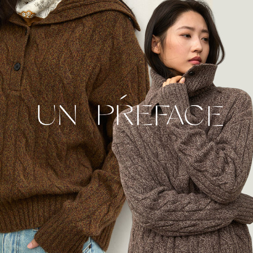 复古大翻领毛衣老钱风绞花针织衫