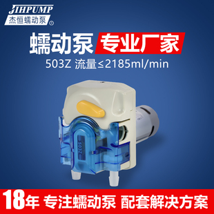 杰恒503Z软管蠕动泵计量泵小型蠕动泵头食品饮料液体灌装 机清洗机