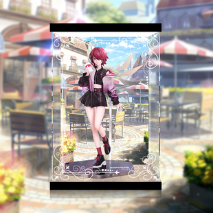 适用手办明日方舟能天使手办音律之旅透明展示盒保护罩展示罩