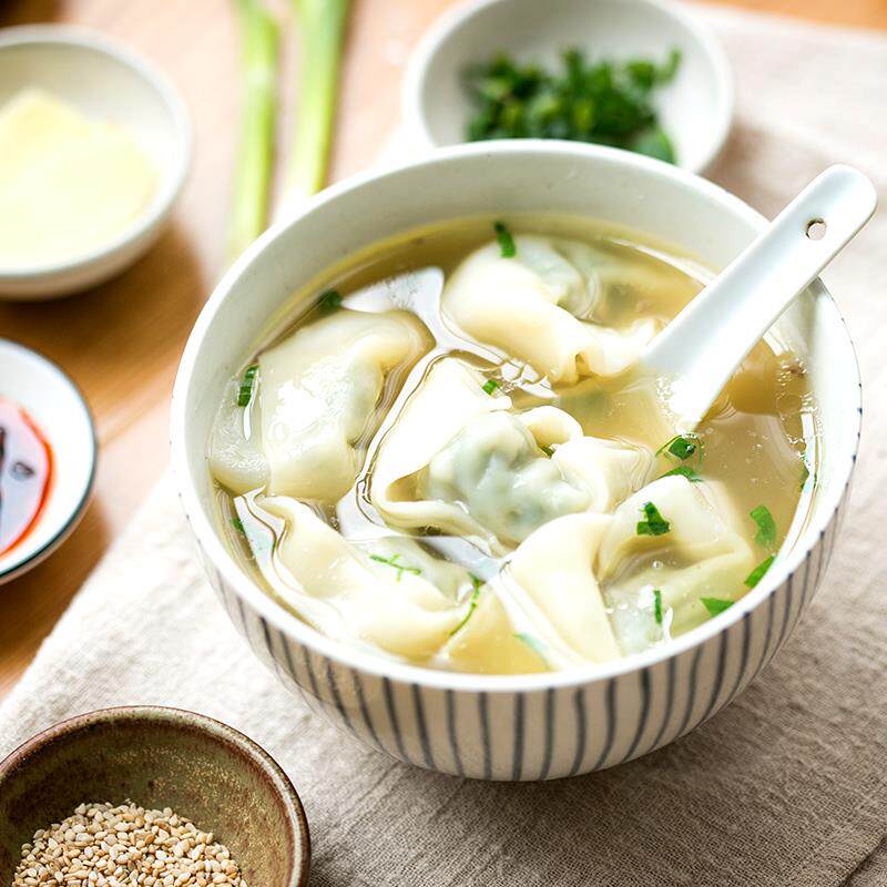 沈大成上海风味荠菜猪肉大馄饨大馅香菇水饺子方便速食速冻早餐