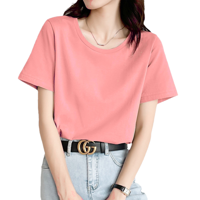 重磅200g纯色纯棉短袖t恤男女款