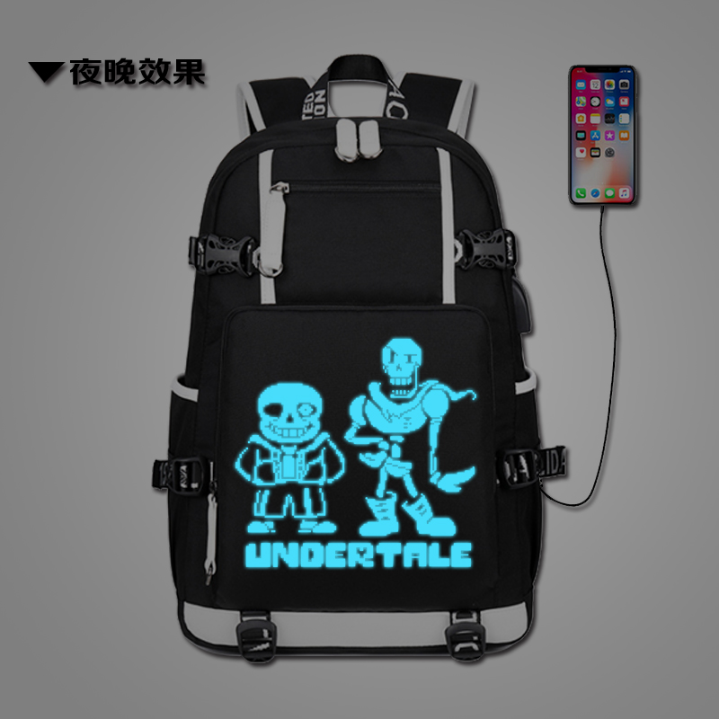 传说之下动漫游戏周边双肩背包