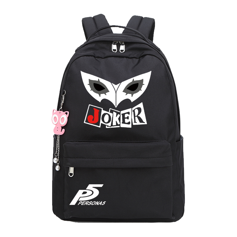 女神异闻录p5书包女中学生双肩包雨宫莲日系二次元动漫周边背包女