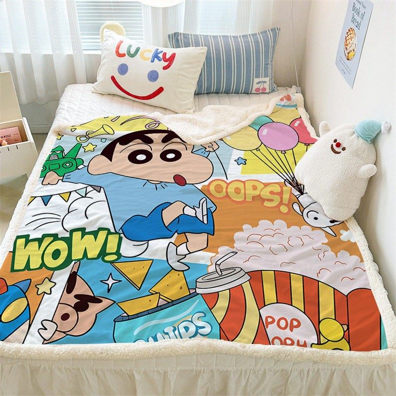 蜡笔小新毛毯婴儿绒法兰绒牛奶绒毯子夏季儿童学生空调房休闲盖毯,床上用品,休闲毯/毛毯/绒毯,淘宝优惠券,粉丝福利购,淘宝优惠卷
