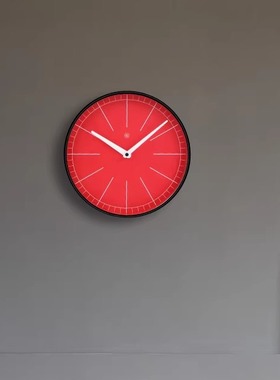 荷兰NeXtime立时天钟表北欧简约风格客厅卧室小巧时尚10英寸挂钟