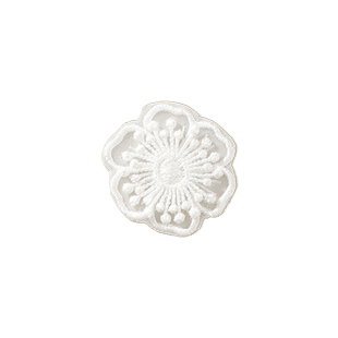 蝴蝶蕾丝刺绣蚊帐破洞修补布贴衣服补丁贴自粘免缝无痕修复可水洗