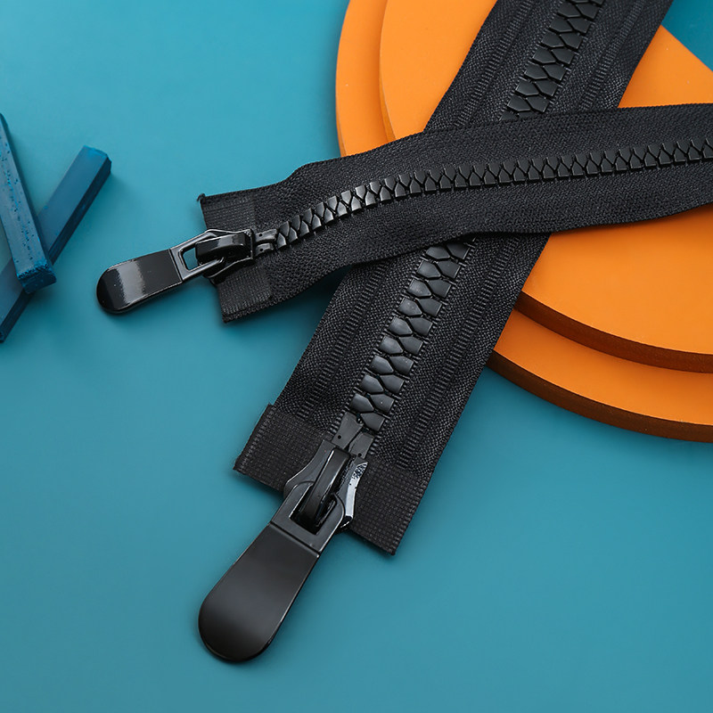 儿童棉服长款羽绒服双头双开拉链