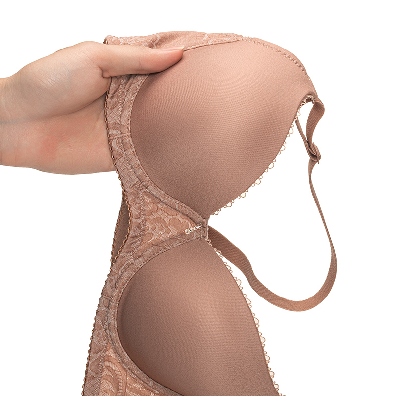 莹嫦有钢圈厚款中老年风妈妈内衣