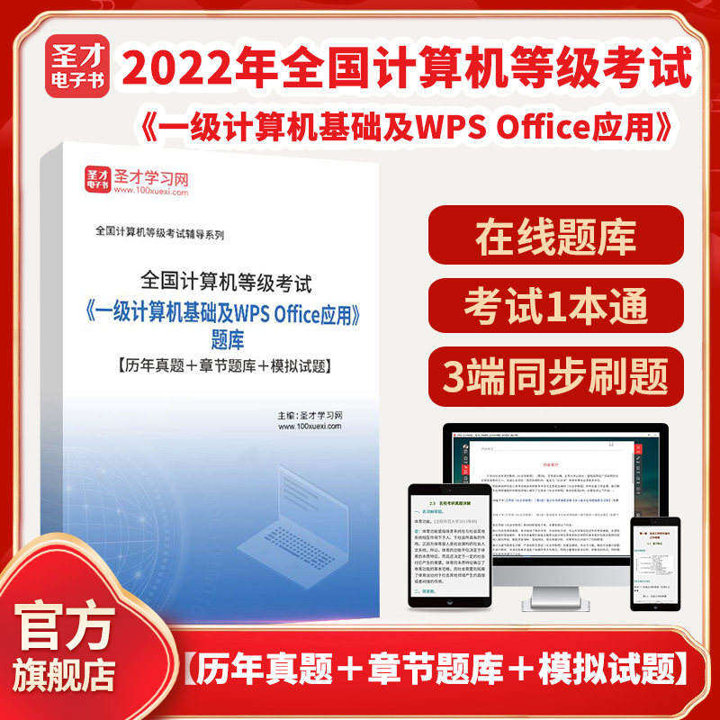 2025年全国计算机等级考试《一级计算机基础及WPS Office应用》题库【历年真题＋章节题库＋模拟试题】圣才电子书貔貅