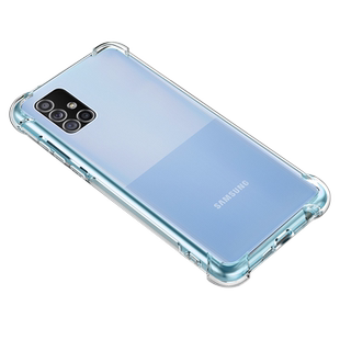 三星a71手机壳Galaxy A71保护套三星A52全包透明A51气囊防摔软壳5g三星a22超薄简约硅胶套个性男女潮送钢化膜