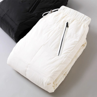 女冬季 零下40度防寒裤 外穿鸭绒裤 棉裤 哈尔滨白色保暖休闲 羽绒裤