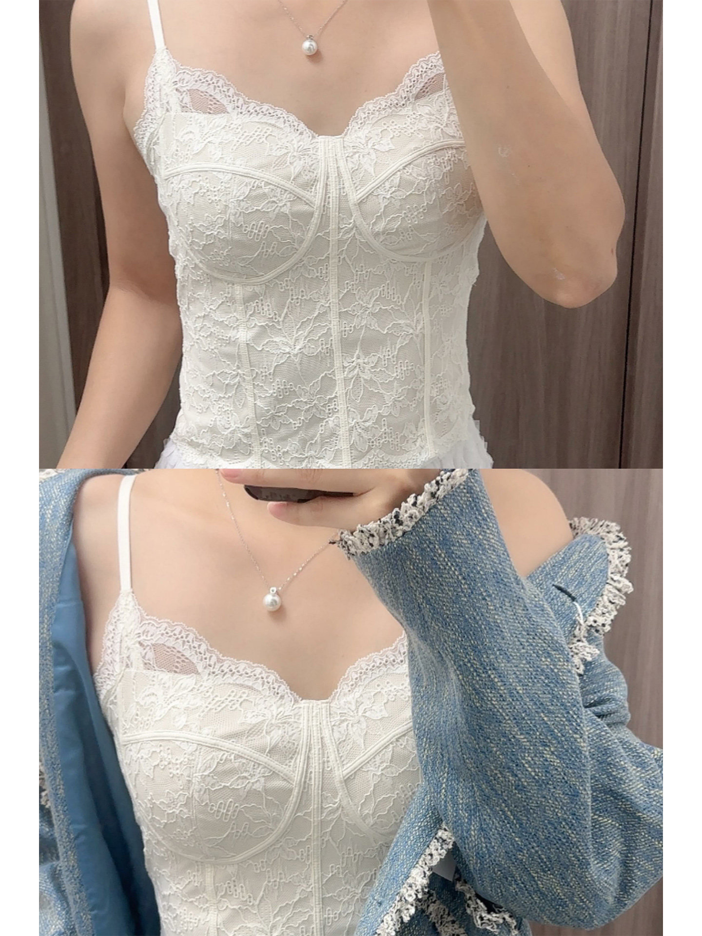 白色蕾丝加绒保暖背心女秋冬带胸垫低胸鱼骨胸衣皮草内搭加绒吊带,女装/女士精品,背心吊带,淘宝优惠券,粉丝福利购,淘宝优惠卷