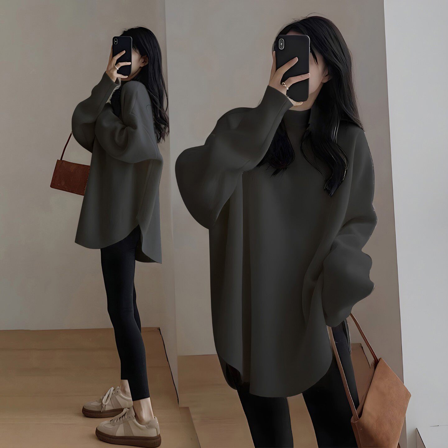 半高领德绒打底衫女秋冬内搭遮屁股中长款长袖T恤配鲨鱼裤的上衣,女装/女士精品,T恤,淘宝优惠券,粉丝福利购,淘宝优惠卷