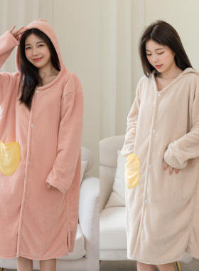浴巾女可穿可裹家用比纯棉全棉吸水2026新款秋冬大人裹巾浴裙浴袍