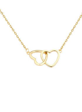 钛钢福字囍吊坠玫瑰金项链2025年新款女饰品小众设计感轻奢锁骨链