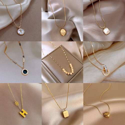 高级感轻奢小众项链女款2025新款