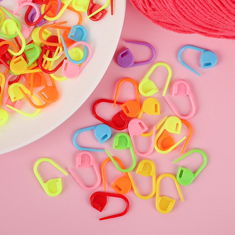 彩色记号扣缝合针编织工具手工diy织毛衣配件钩针小别针记号工具,居家布艺,缝纫DIY工具套装,淘宝优惠券,粉丝福利购,淘宝优惠卷