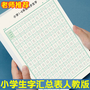 版 詞語積累手冊成語分類匯總 全冊語文同步生字表積累大全訓(xùn)練字帖古詩文2025年最新 小學(xué)生字匯總表人教版