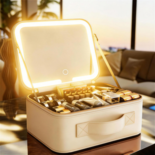 化妆包女2026新款高端外出便携收纳包化妆箱盒化妆师专用分区收纳