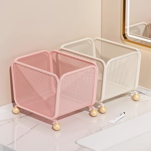 废弃洗脸巾收纳盒卫生间洗手台面二次利用擦脸巾回收置物架放置架