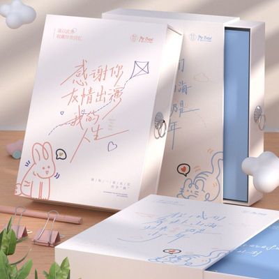 diy盒装同学录小学生六年级毕业纪念册2025新款女生高颜值ing风初中生通讯录2025年活页韩系小众不撞款