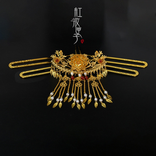 红妆匣子原创唐风仕女图发簪梦华录原版引章同款流苏后压汉服配饰