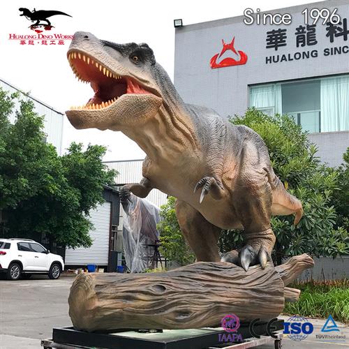 仿真霸王龙模型可动可发声大型景区游乐园互动引流拍照打卡产品