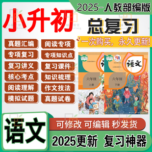 2025小学语文小升初总复习资料包课件专项ppt知识点真试题电子版