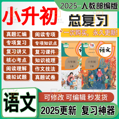 2025小学语文小升初总复习资料包课件专项ppt知识点真试题电子版