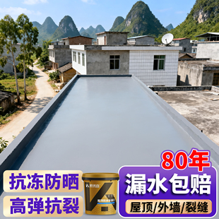 屋顶防水补漏胶材料涂料裂缝堵漏王房顶防渗水漏水外墙 凯诺森