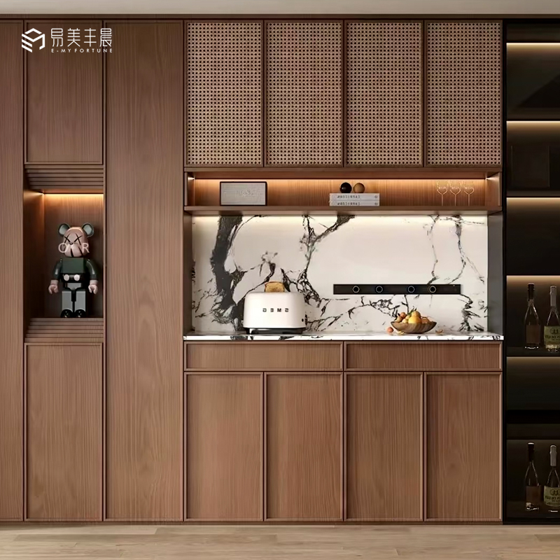 邯郸全屋定制衣橱柜骨骼线中古风