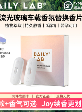 DAILYLAB特斯拉车载香薰替换装model3modely焕新3出风口香氛Tesla