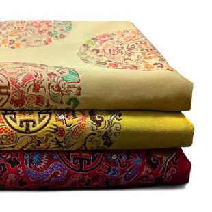 五龙团织锦缎布料面料家具靠垫坐垫桌旗抱枕礼盒包装罗汉床古装剧