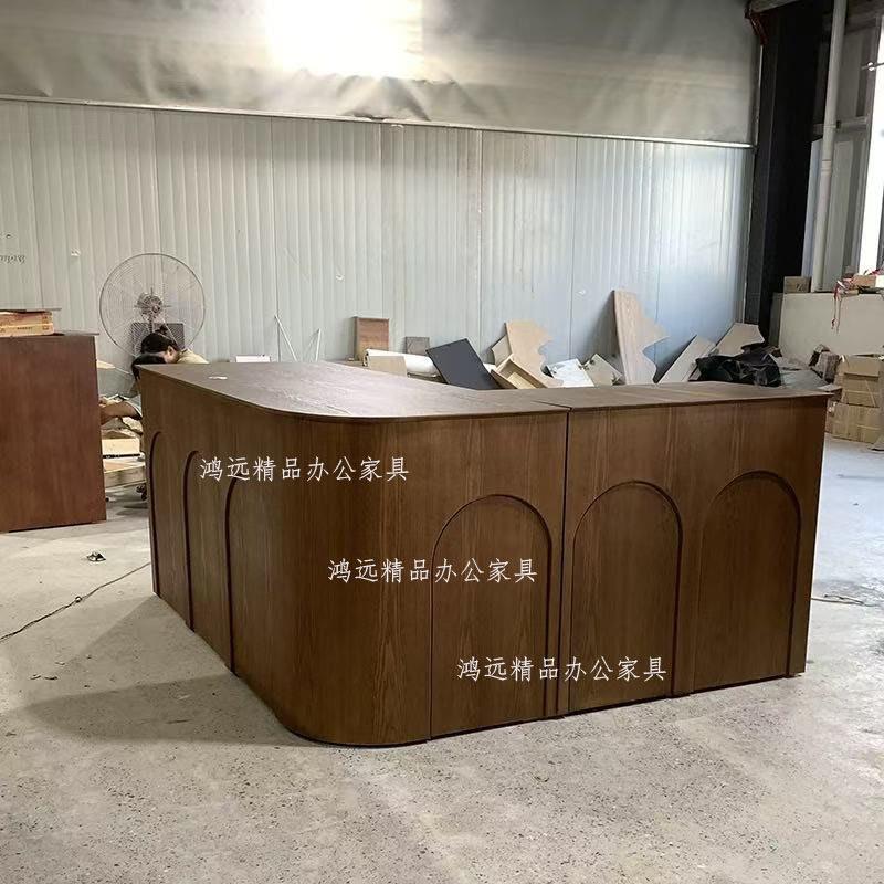 韩系买手服装店复古收银台童装女装店咖啡花店面包甜品店吧台前台