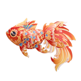 元宵新年马年锦鲤灯笼手工diy非遗玲珑鱼春节儿童玩具幼儿园材料