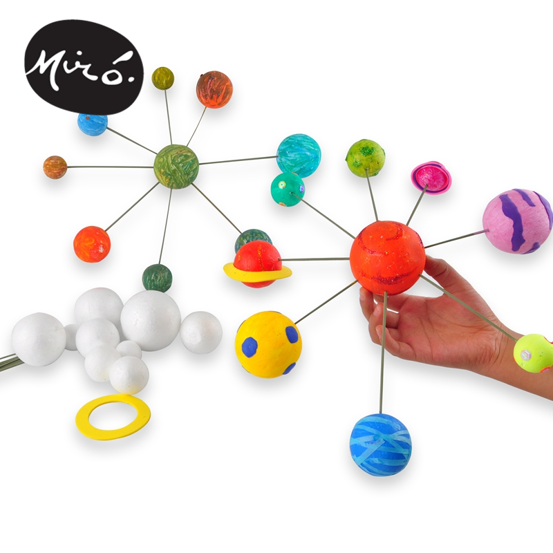 九大行星太空探索手工diy儿童创意美术绘画制作玩具幼儿园材料包