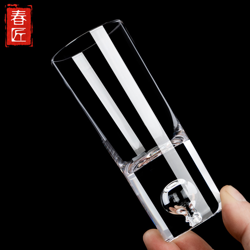 春匠水晶玻璃白酒杯手工二两杯家用白酒杯套装一两轻奢高档烈酒杯,餐饮具,白酒杯,淘宝优惠券,粉丝福利购,淘宝优惠卷