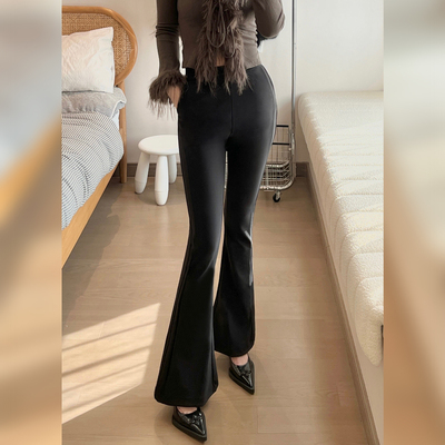 LARRMAIN美式辣妹高腰提臀休闲裤