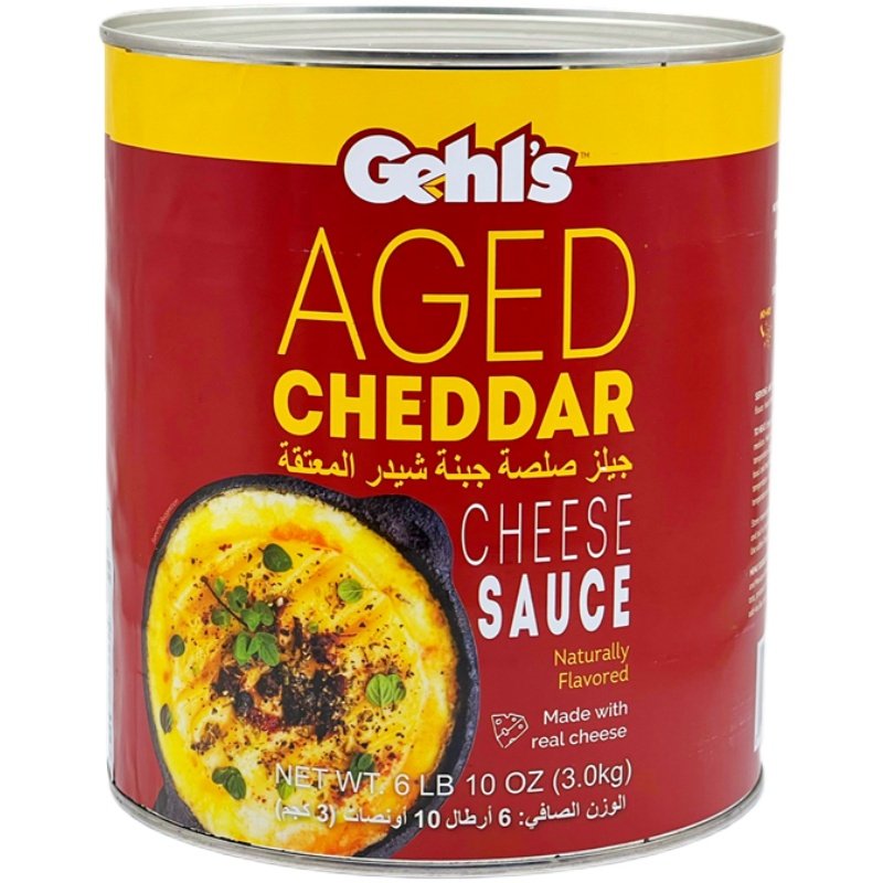 格尔斯双重芝士酱车达奶酪调味手抓饼配酱抹汉堡包面包酱3kg商用