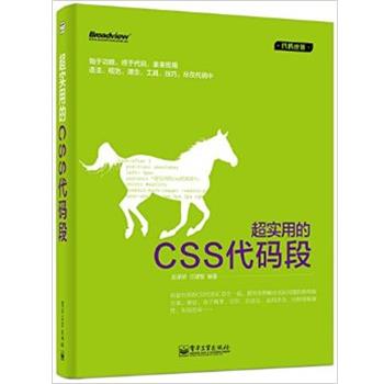 【正版书】 超实用的CSS代码段 赵荣娇 任建智 编著 电子工业出版社 - 实物图