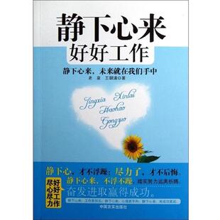 【正版书】 静下心来好好工作 老泉,王朝清 著 中国言实出版社