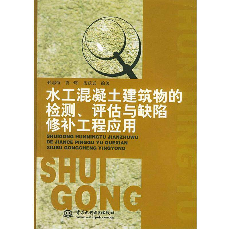 【正版书】 水工混凝土建筑物的检测、评估与缺陷修补工程应用 孙志恒 等编著 水利水电出版社