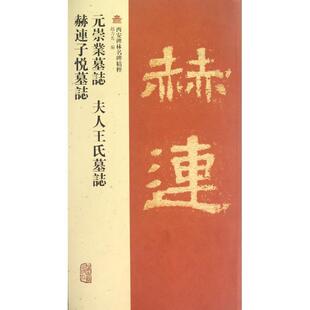 【正版书】 元崇業墓誌 夫人王氏墓誌 赫連子悦墓志 赵力光　编