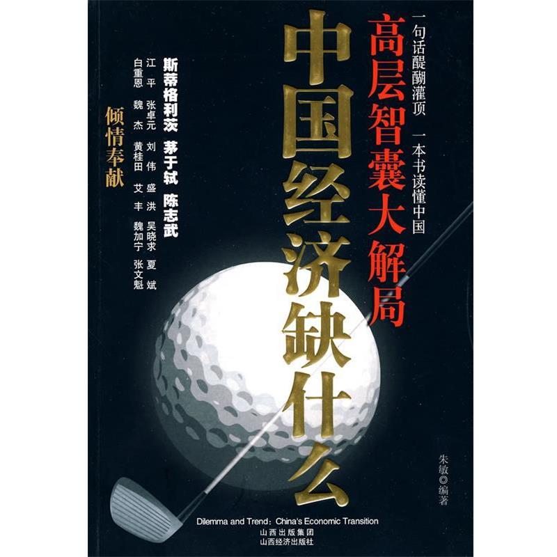 【正版】中国经济缺什么 高层智囊大解局 朱敏