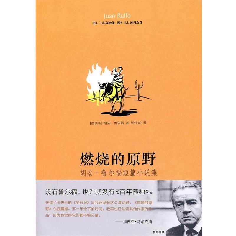 【正版书】 燃烧的原野 (墨)鲁尔福 著,张伟劼 译 译林出版社
